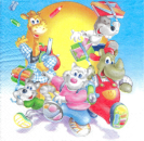 Serviette We go to school