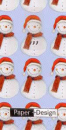 Taschentuch Snowman <br> 1 Stück - 4-lagig