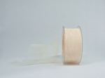 Organza 40mm - creme - 1 Meter