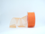 Organza 40mm - orange - 1 Meter