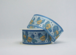 Schnittband Hahn blau - 1 Meter
