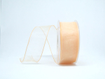 Organza 40mm - apricot - 1 Meter