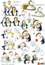 3D-Bogen - A4Marianne Design AK 0045Eline's Snowfriends 2
