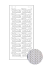 Spiegelsticker Schriftzug - Zur Hochzeit - silber