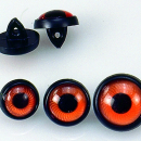 Eulenaugen Ø 17 mm hellbraun, 2 Stück