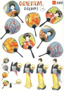 3D-Bogen - Oriental Dreams - Geisha + Fächer