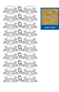 Sticker Tauben mit Herz - gold