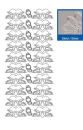 Sticker Tauben mit Herz - silber