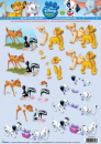 3D Etappen-Bogen Disney 'Animal Friends' Nr. 10