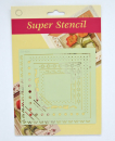 Schablone Super Stencil Nr. 1