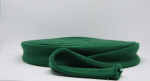Strickschlauch grün 40mm breit - 1 Meter