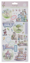 Cardstock Stickers - 'Icons & Borders' - 2 Bögen